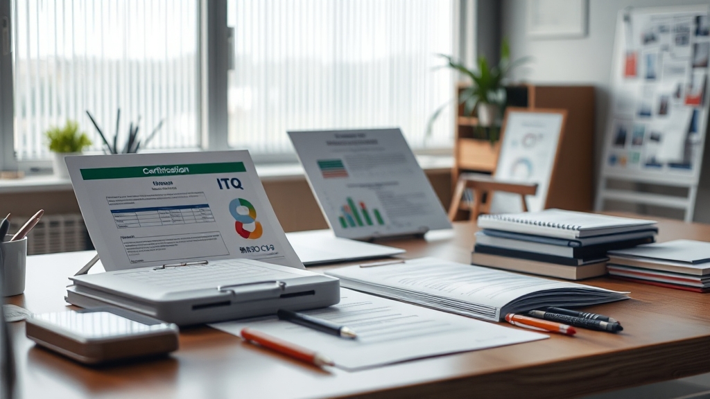 ITQ 시험 과목 선택 (realistic 스타일)