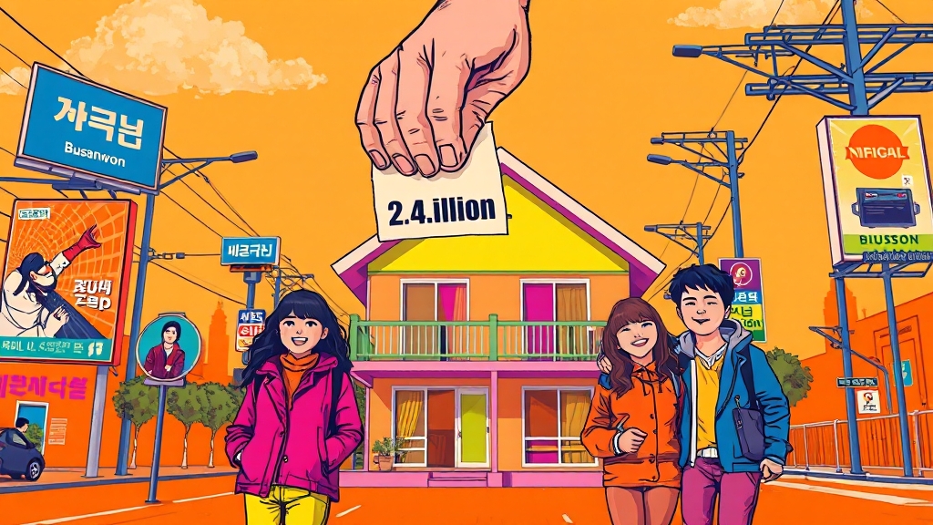 부산 청년월세 지원, 왜 중요할까요? (popart 스타일)