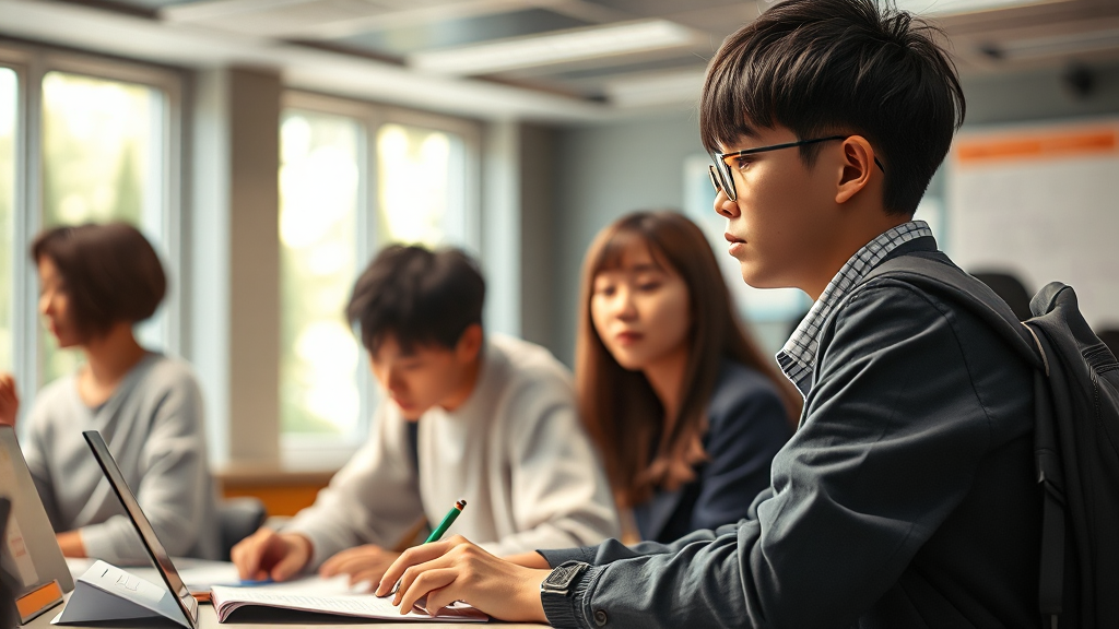 사교육 시장, 얼마나 클까? (realistic 스타일)