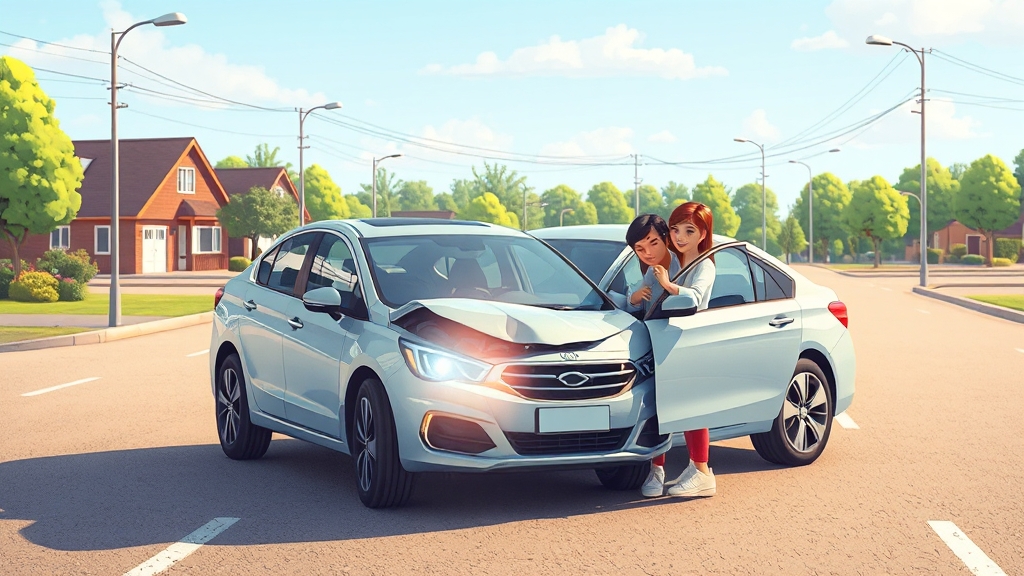 보험료 계산, 필수 보장 내용 확인 (cartoon 스타일)