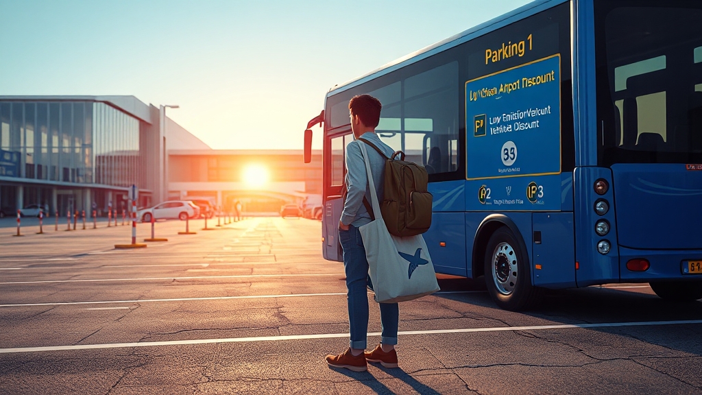 주차장 및 셔틀 정보 (realistic 스타일)