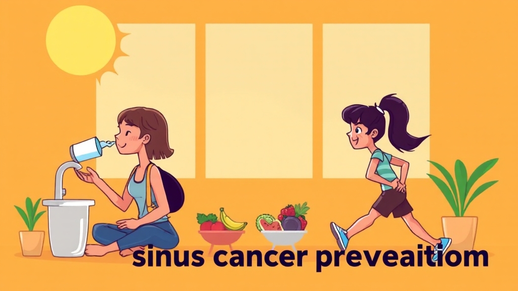 예방 및 생활 관리 방법 (cartoon 스타일)