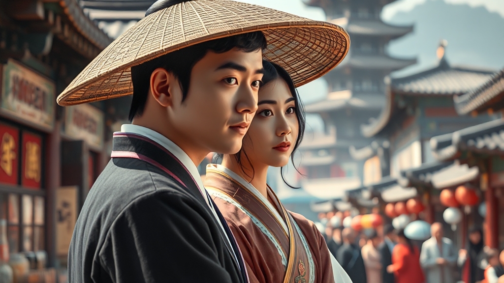 주요 등장인물 및 출연진 (realistic 스타일)