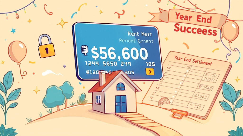 월세 카드결제, 세금 혜택은? (cartoon 스타일)