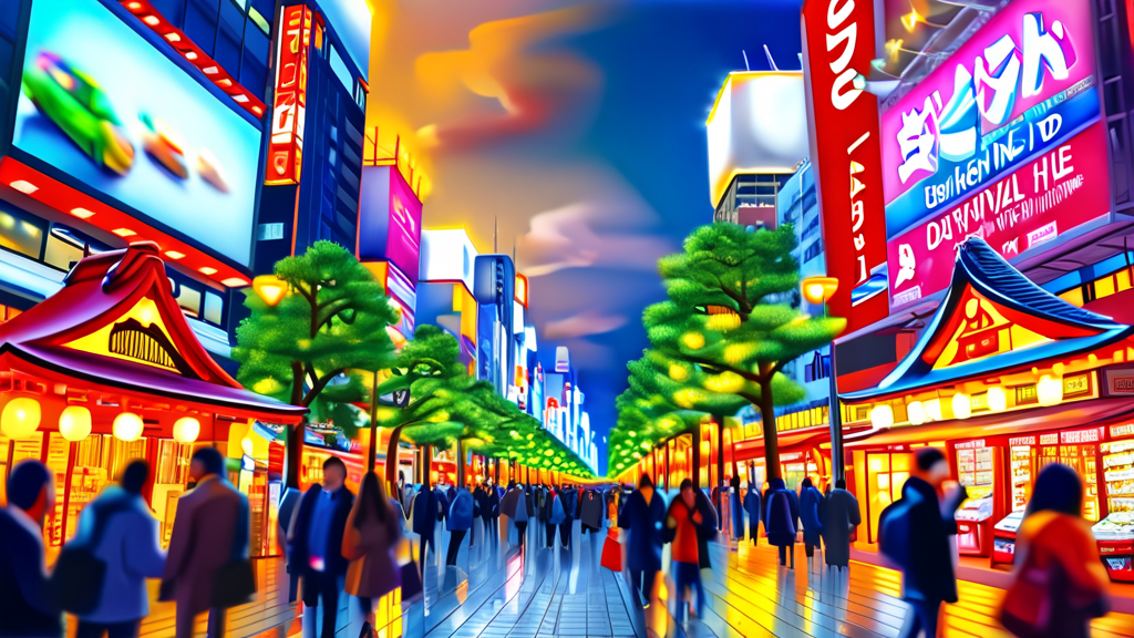 더 원파이브: 오사카 여행의 중심지 (realistic 스타일)