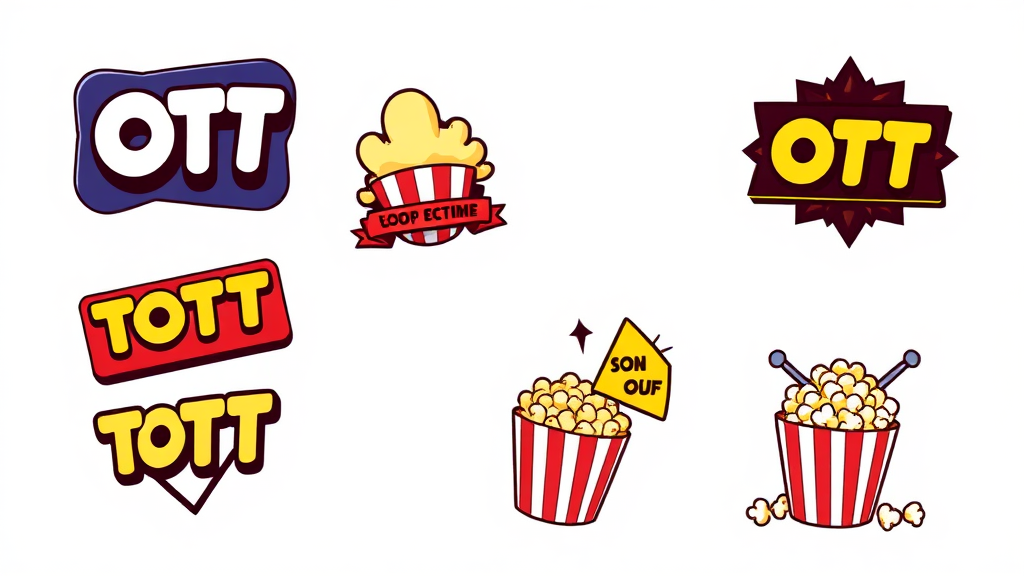OTT 할인 카드 활용 꿀팁 (cartoon 스타일)