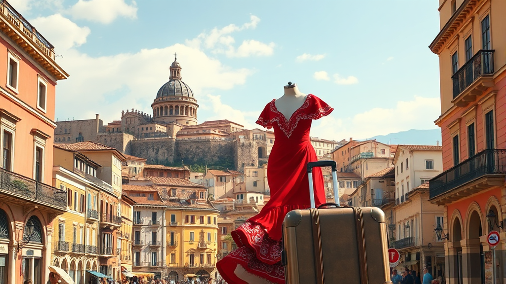 스페인 주요 도시별 여행 코스 (realistic 스타일)