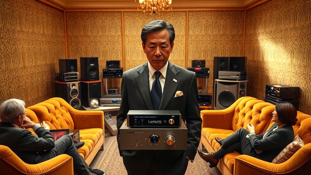 삼성전자 오디오 사업의 발자취 (realistic 스타일)