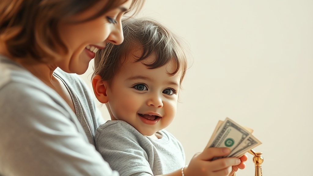 양육비 산정 방법: 기본 원칙 (realistic 스타일)