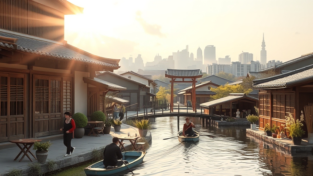 서울 근교 인기 한옥카페 (realistic 스타일)