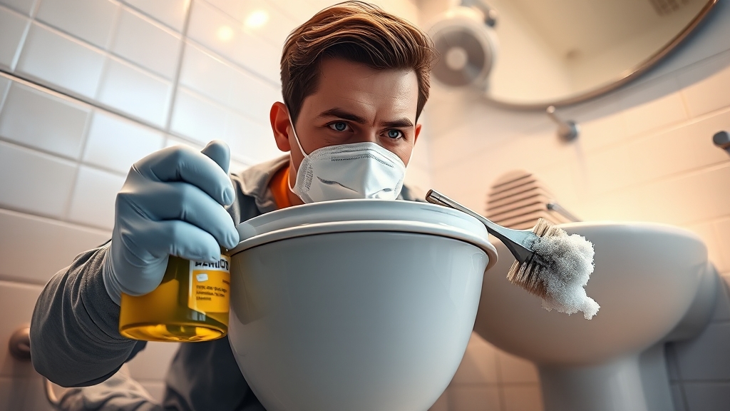 락스, 베이킹소다, 구연산 활용법 (illustration 스타일)