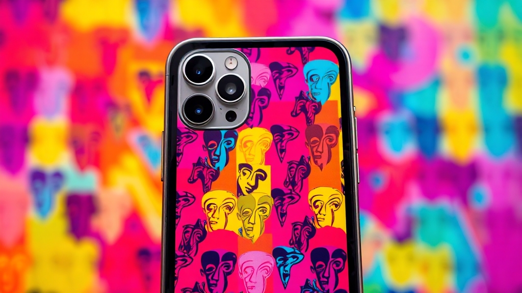 아이폰17, 디자인 변화는? (popart 스타일)