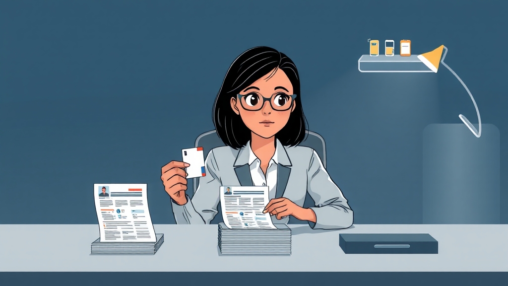 신청 절차, 어렵지 않아요! (illustration 스타일)