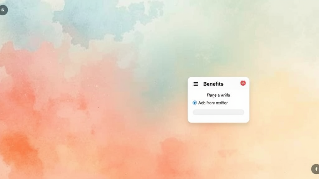 복지로 혜택 알리미란? (watercolor 스타일)