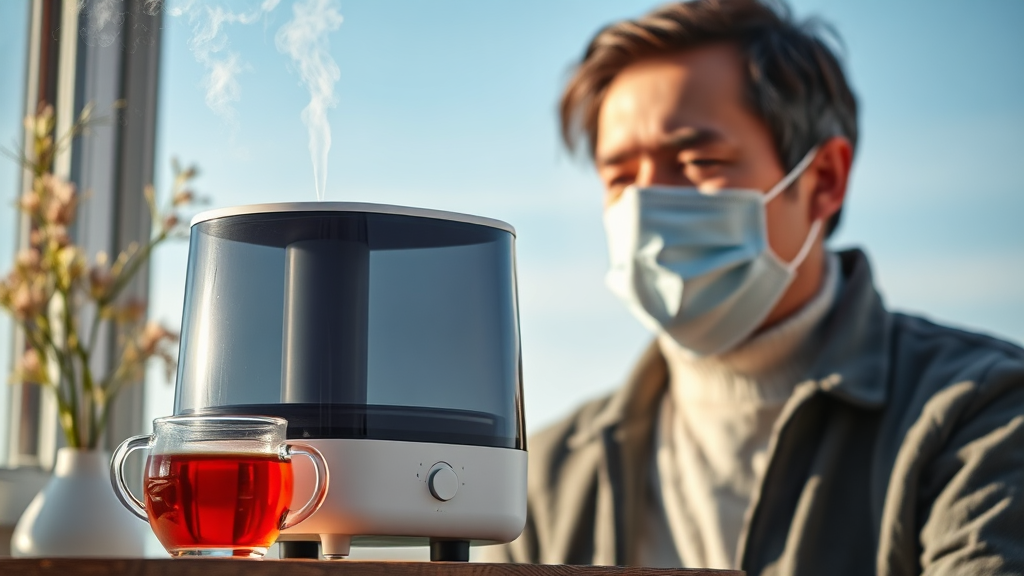 기관지 건강을 위한 생활 습관 팁 (realistic 스타일)