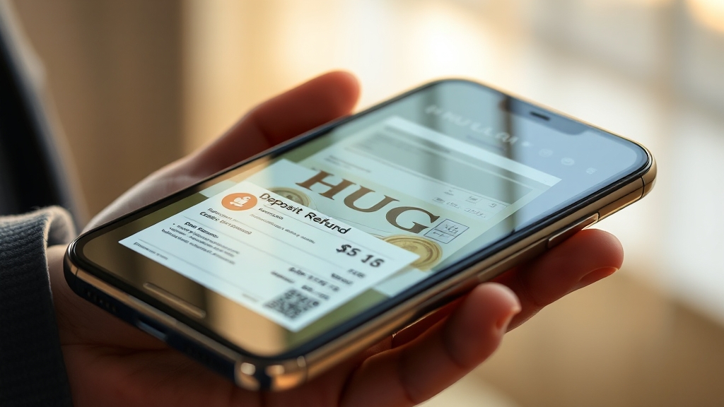 전세금 반환 보증 신청 절차 (realistic 스타일)