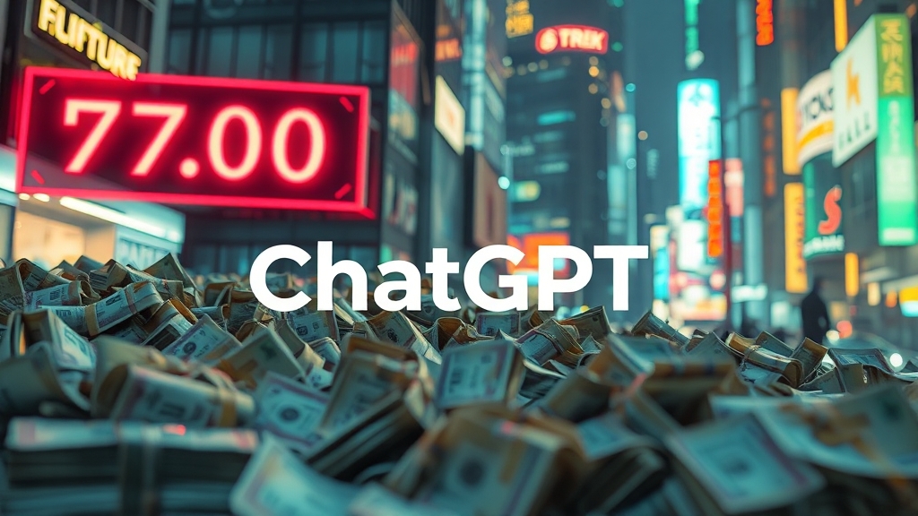 챗GPT 유료 버전 가격 (realistic 스타일)