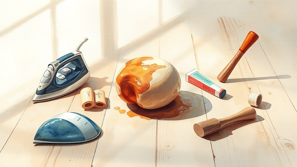 마루 찍힘, 자가 복원 도전! (watercolor 스타일)