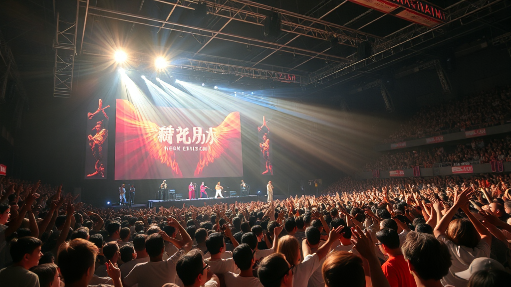 좌석 배치도 및 관람 꿀팁 (realistic 스타일)