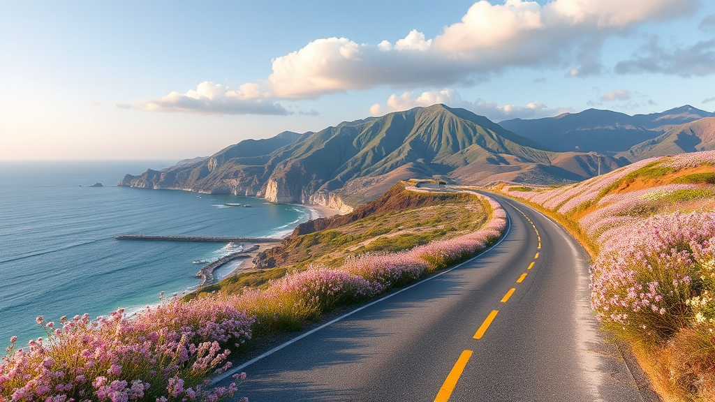 제주 봄 여행 코스 추천: 동부, 서부 완벽 정복 (realistic 스타일)