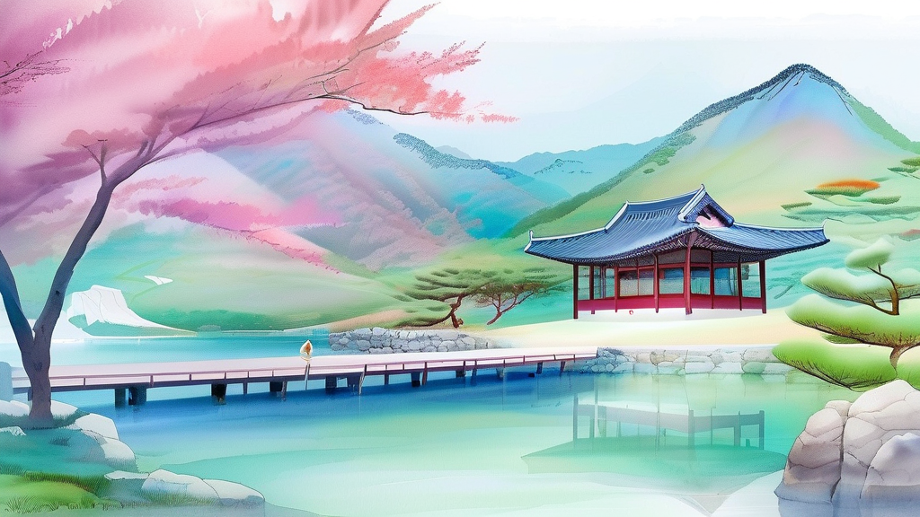 영월 여행, 청령포와 함께라면 더욱 풍성하게 (watercolor 스타일)