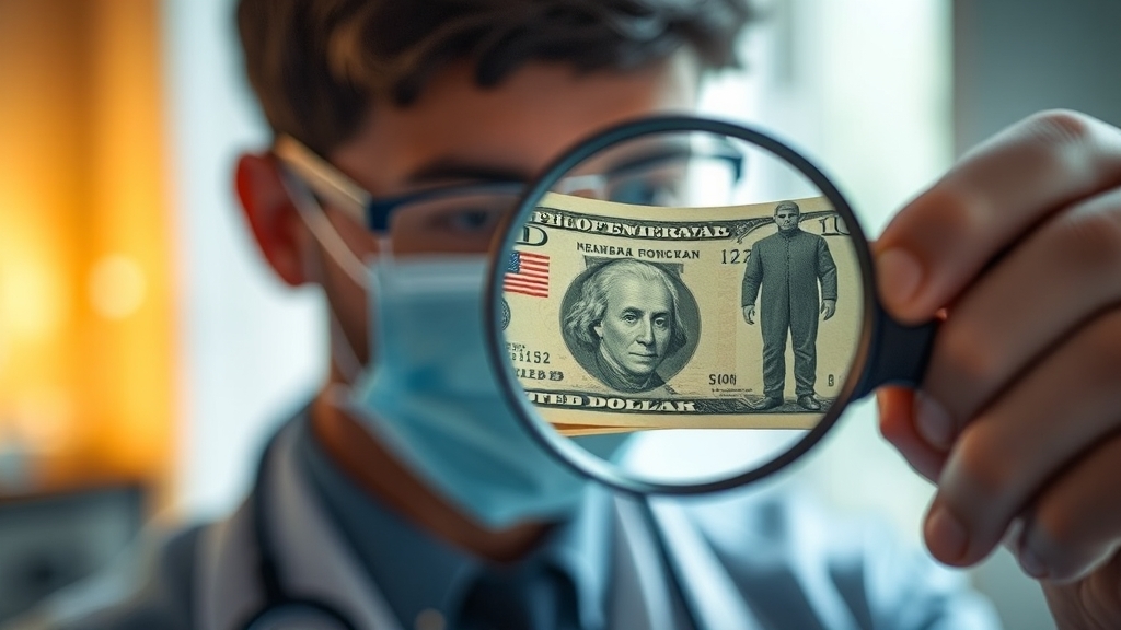 검진 비용, 얼마나 들까요? (realistic 스타일)