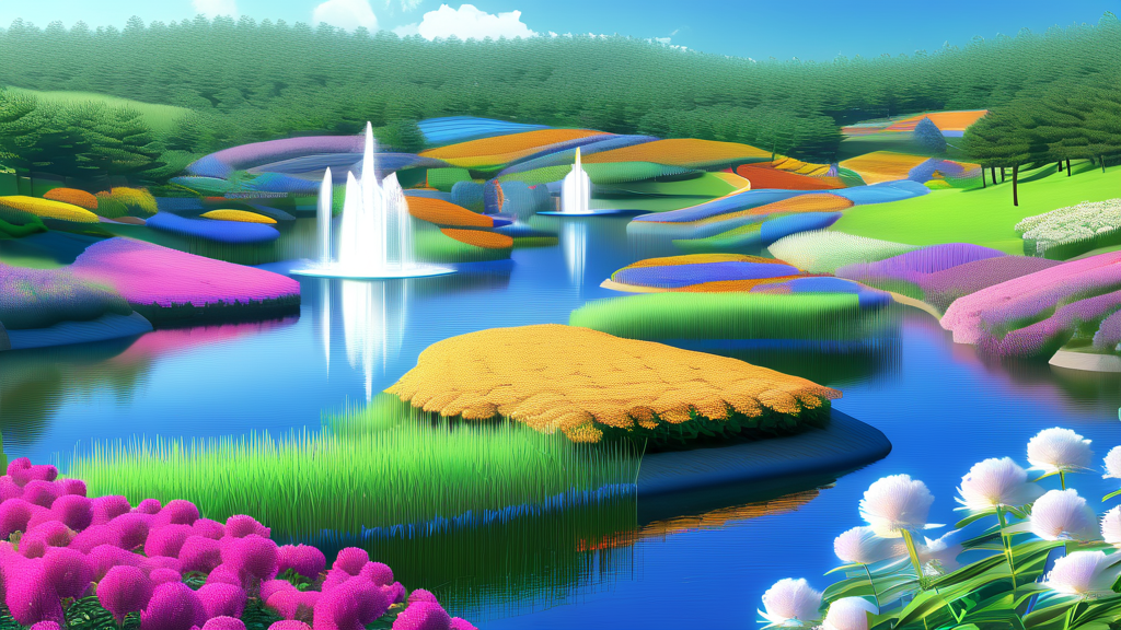 박람회 개요: 자연 속 치유의 시작 (realistic 스타일)