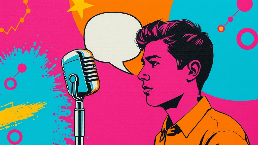 음성 대화, 이렇게 시작하세요! (popart 스타일)