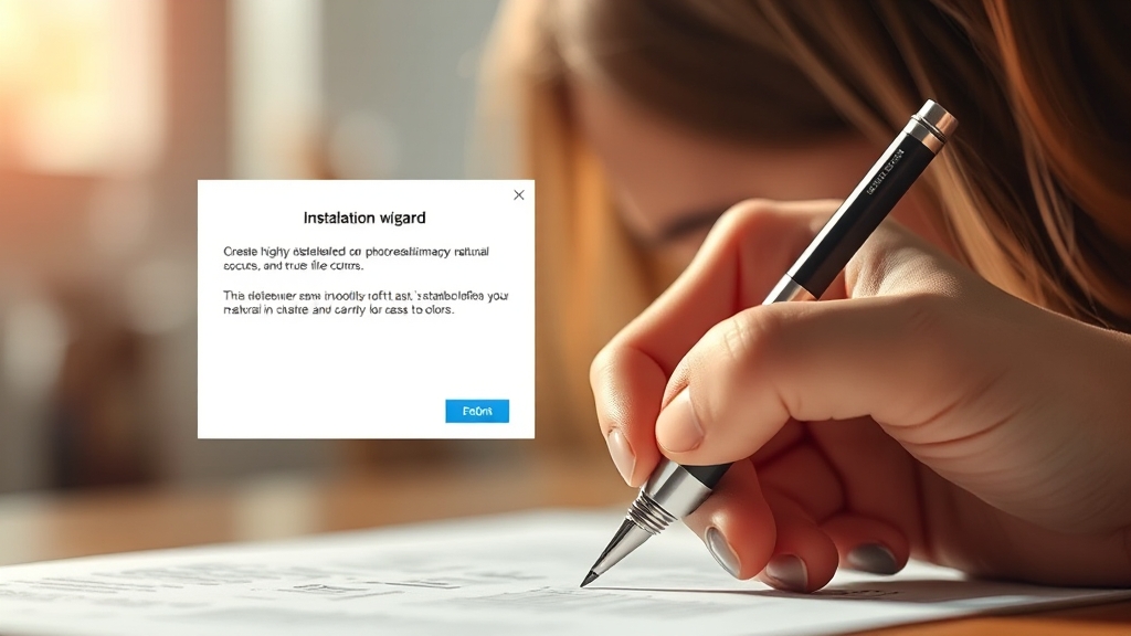 PDF 편집 프로그램 다운로드 & 설치 방법 (realistic 스타일)