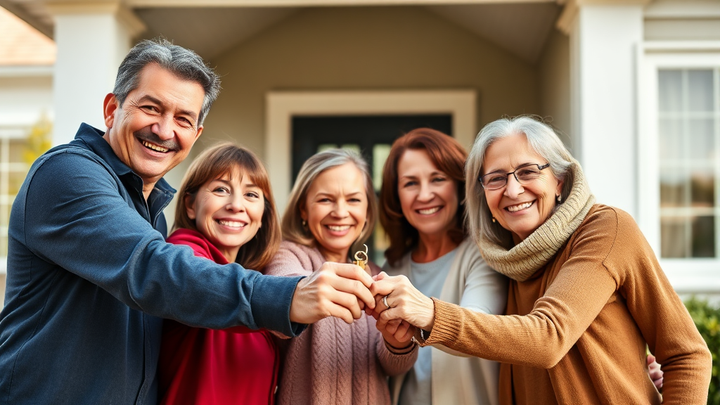 다자녀 가구, 주거 지원 확대! (realistic 스타일)