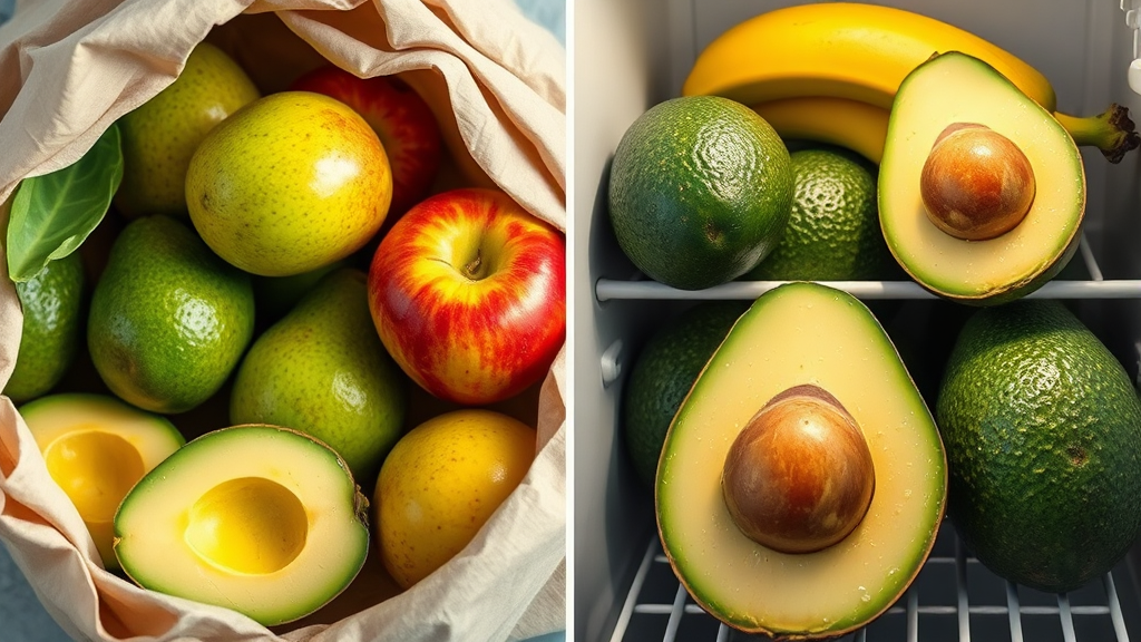 아보카도 보관, 실패 없이 신선하게 즐기는 팁 (realistic 스타일)