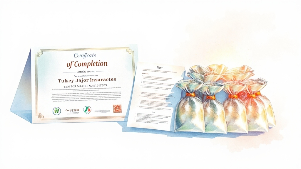 완납 증명서, 왜 필요할까? (watercolor 스타일)