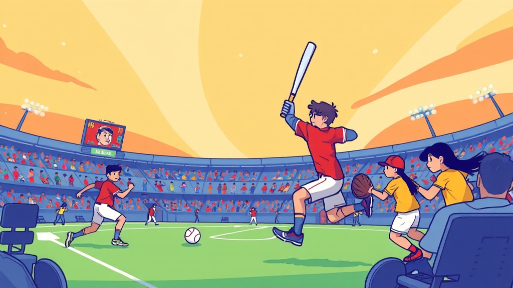 KBO 리그, 완벽 이해 (cartoon 스타일) (재시도)