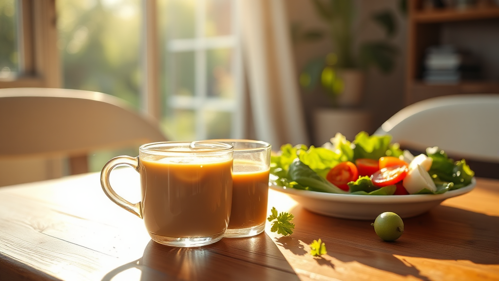 코코넛 오일 활용법: 식단 및 일상생활 (realistic 스타일)