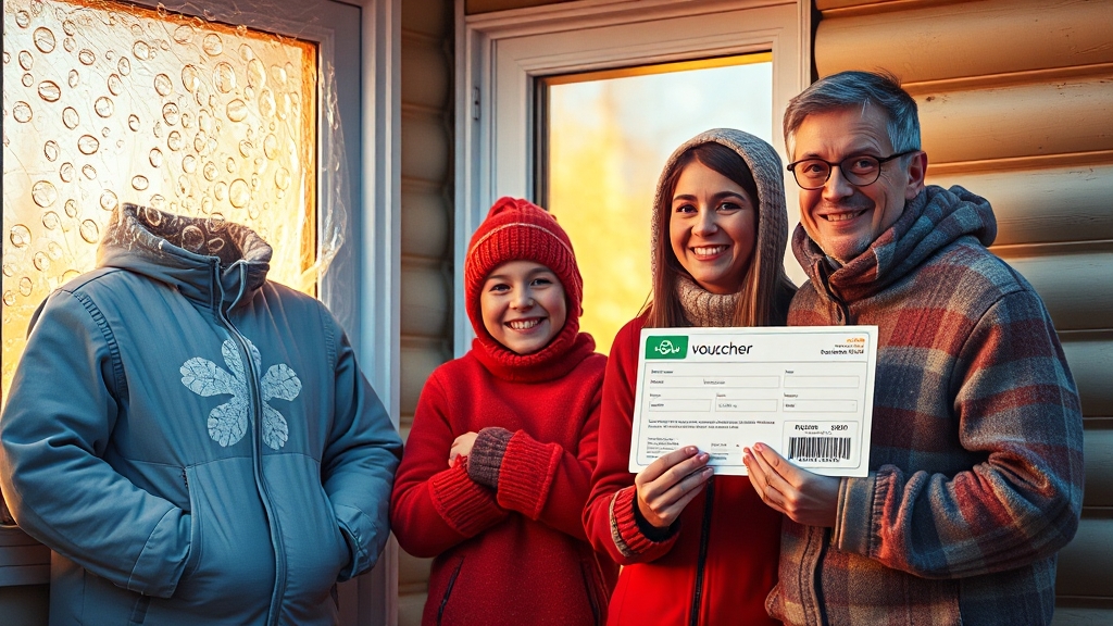 난방비 절약 꿀팁 (realistic 스타일)