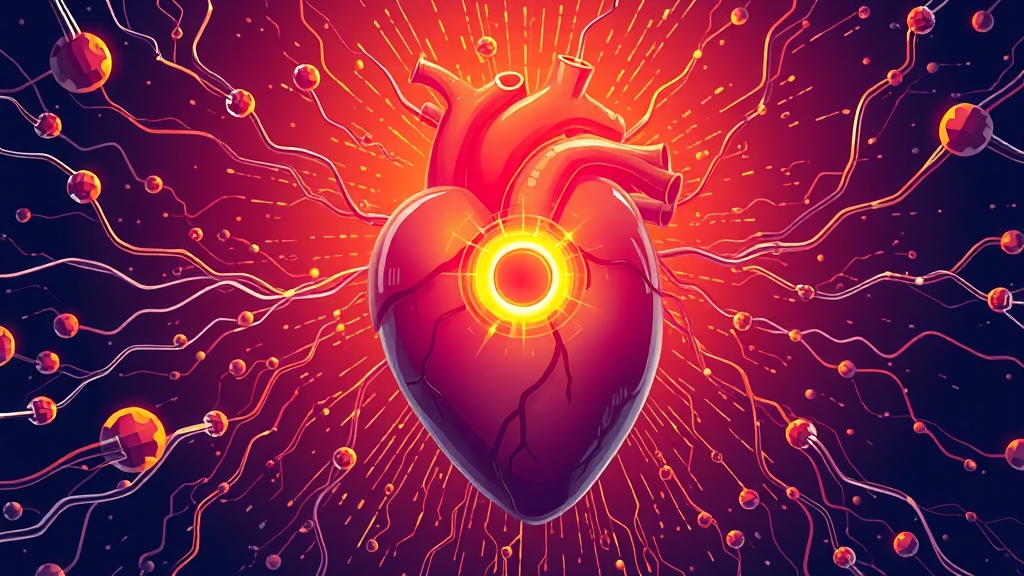 코엔자임Q10 주요 효능 (illustration 스타일)