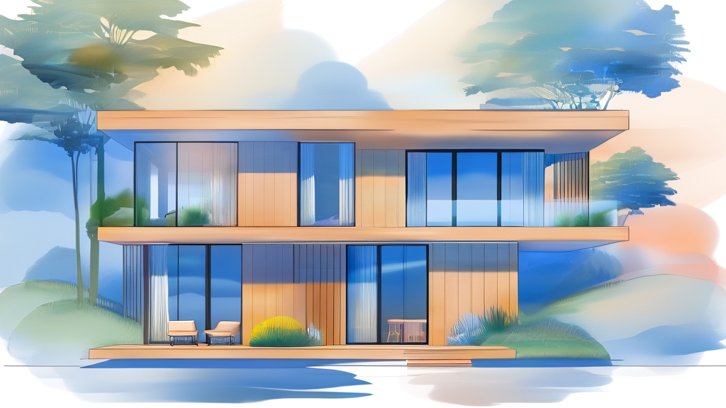 오피스텔, 고시텔 거주자도 지원받을 수 있나요? (watercolor 스타일)