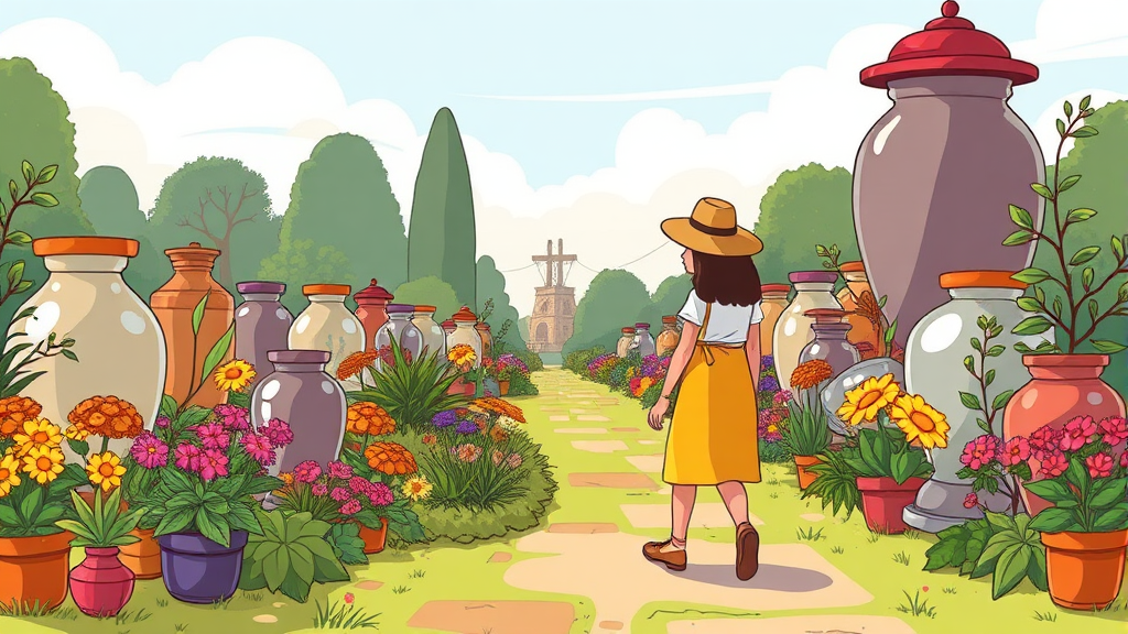 방문 정보 (위치, 주차 등) (cartoon 스타일)