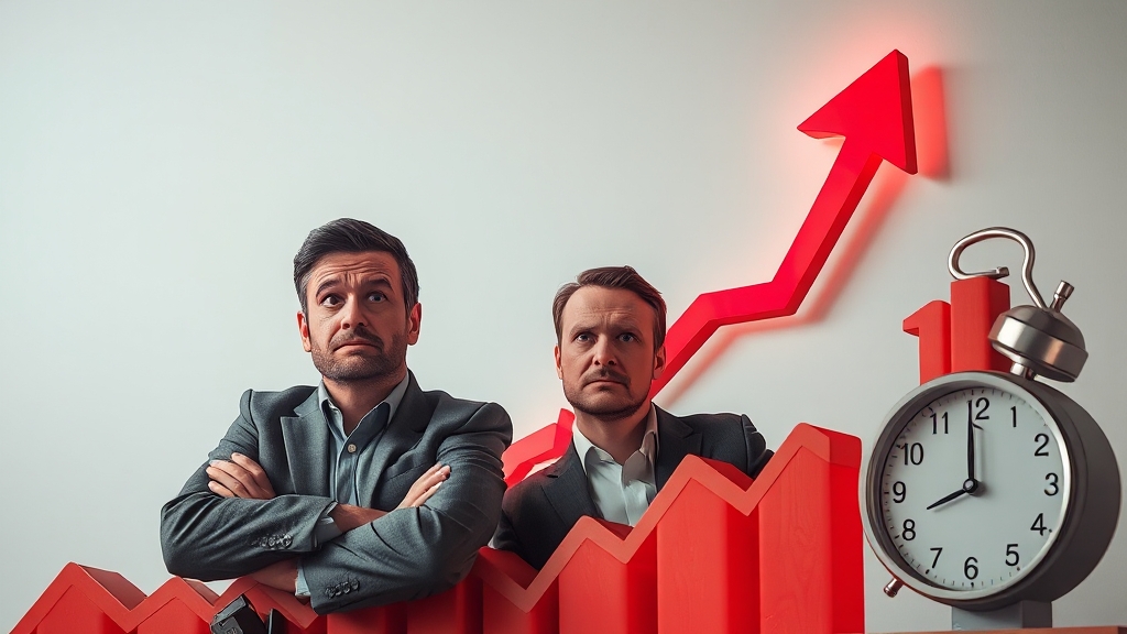 투자 전략: 상승장 속 유의사항 (realistic 스타일)