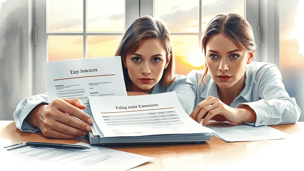 기한 연장, 왜 중요할까요? (watercolor 스타일)