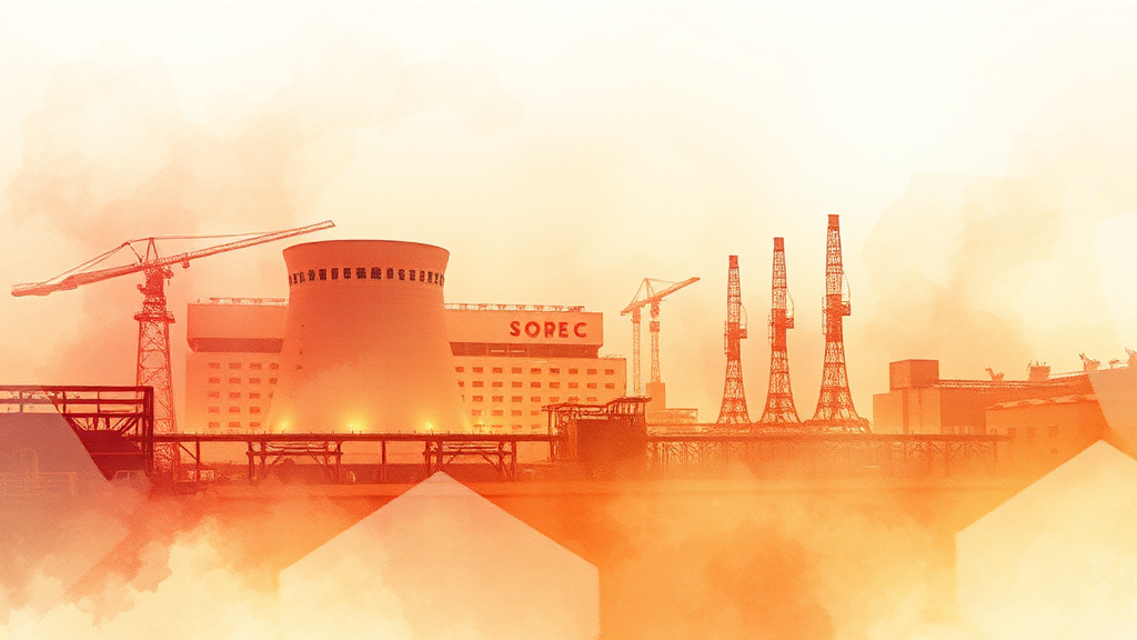 소형모듈원전(SMR) 완벽 분석: 투자 기회와 핵심 기업 총정리 6 SMR 기술 개발 및 생산 참여 기업 분석 (watercolor 스타일)