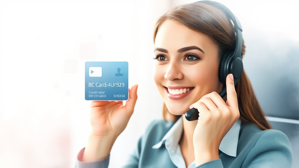 비씨카드 고객센터 대표번호 및 주요 문의 (watercolor 스타일)
