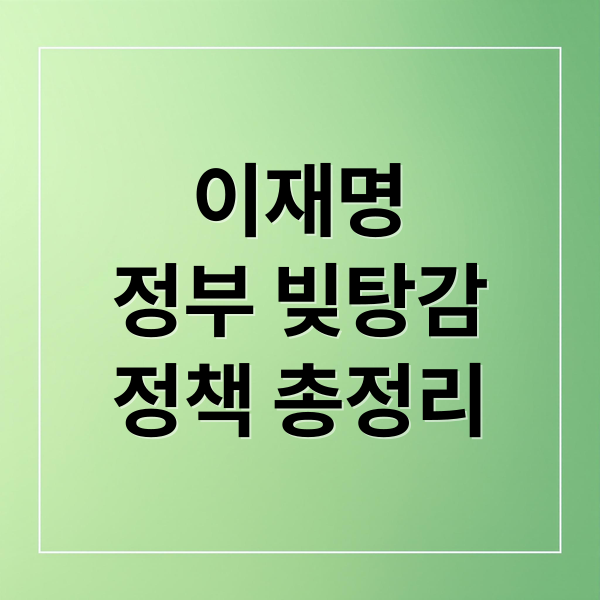 이재명
정부 빚탕감
정책 총정리 (빚 탕감 부실채권 관계)