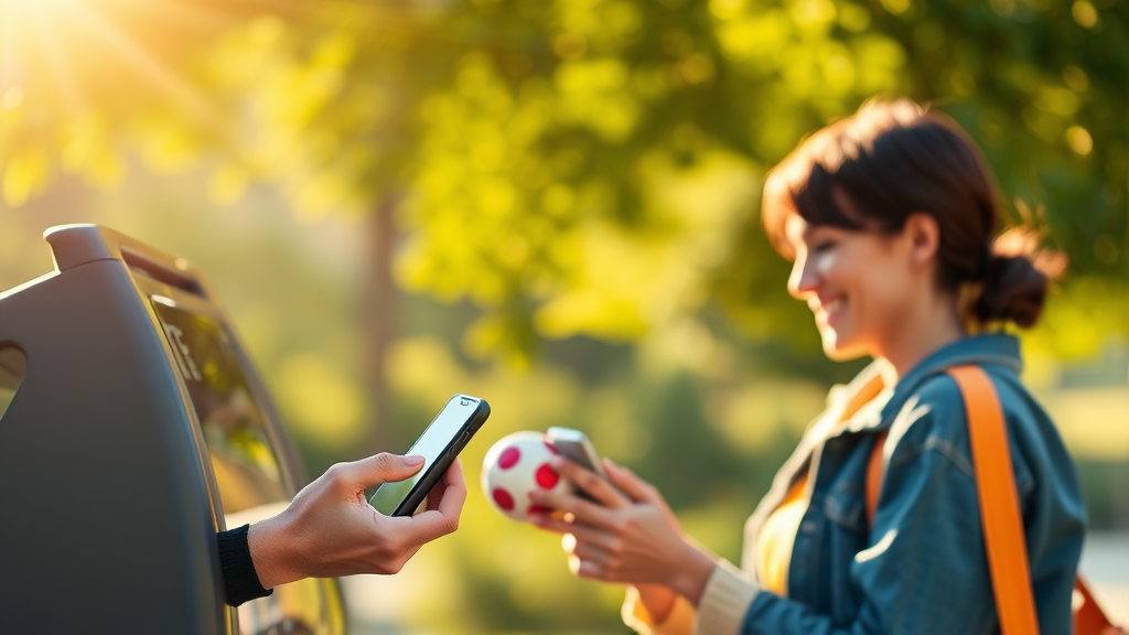 결제부터 당첨 확인까지, 모바일 로또 구매 A to Z (realistic 스타일)