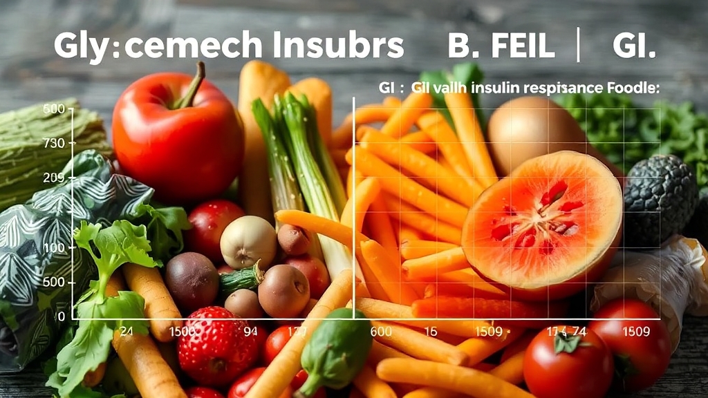FII vs 혈당지수(GI), 뭐가 다를까요? (realistic 스타일)