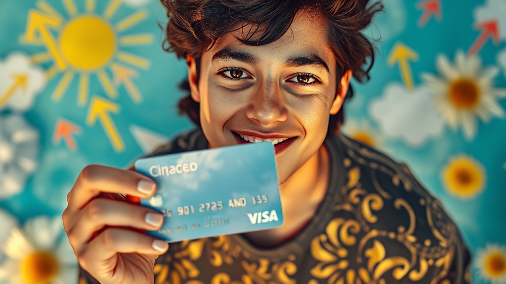 신용사면 효과: 신용점수 상승 (realistic 스타일)