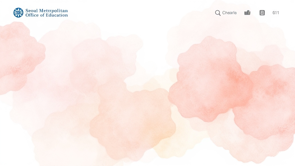 구인 정보 확인 및 지원 (watercolor 스타일)