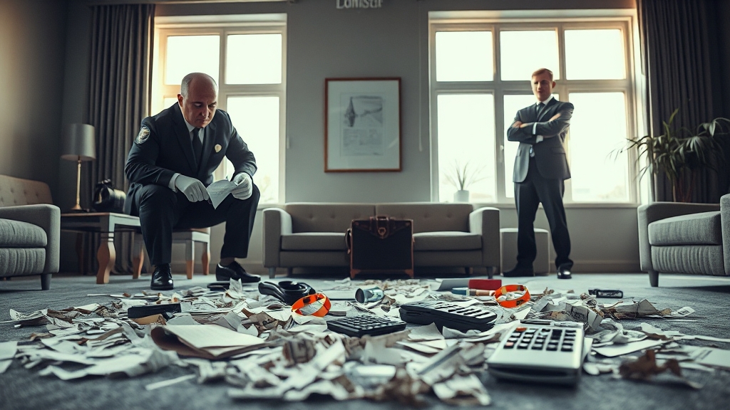 사기 피해 발생 시 대처 (realistic 스타일)