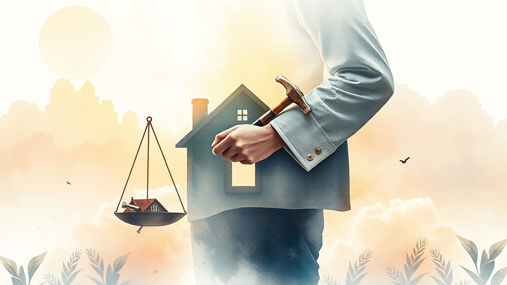 담보 vs 신용 대출 비교 (watercolor 스타일)