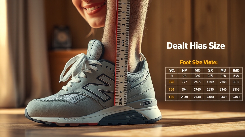 발 사이즈 측정법 (realistic 스타일)